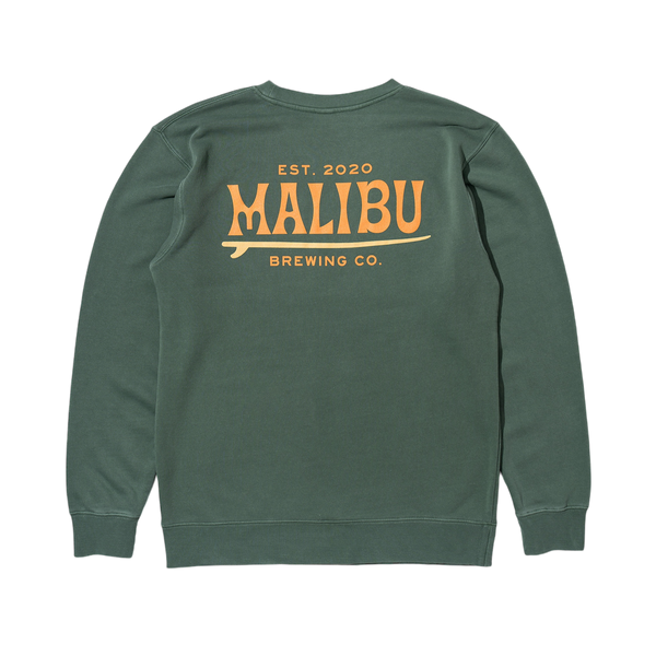 Teal Surf Stamp Crewneck