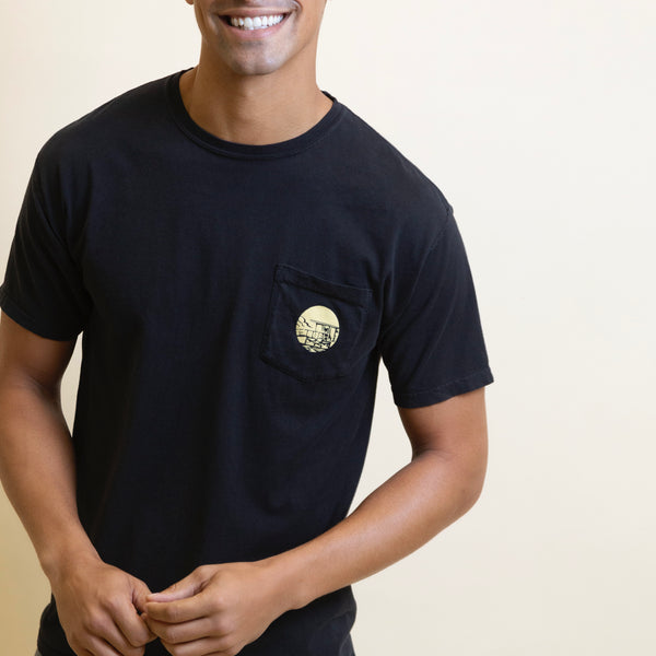 Short Sleeve Black Zuma Beach T-shirt